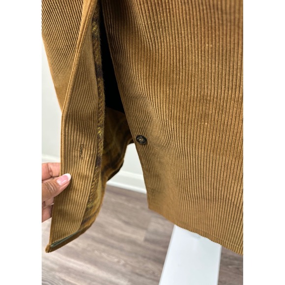 Vintage Sears The Mens Country Coat Corduroy Brown Heavyweight Jacket Mens L 40 - Picture 9 of 16